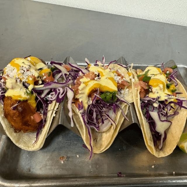 Cod or Shrimp Taco.